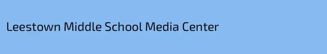 Leestown Middle School Media Center